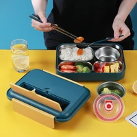 jaswehome stainless steel bento box adult kids lunch box leakproof lunch containers 1200ml food storage container