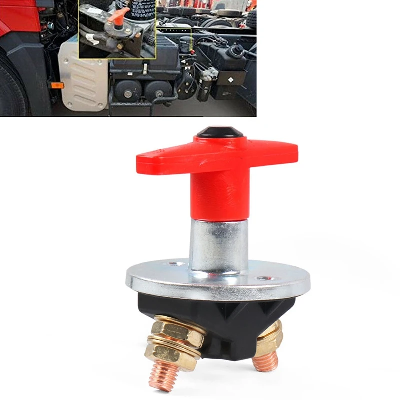 1500VAC фиксированный ключ Батарея изолятор отрезать выключатель 12V / 24V Heavy Duty
