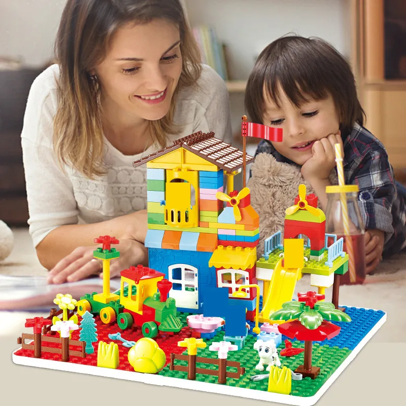 168 шт. Детский конструктор Duplo|Блочные конструкторы| |