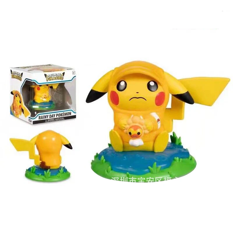 Японские экшн-фигурки Takara Tomy Pokemon куклы Пикачу игры Коллекционные модели игрушки