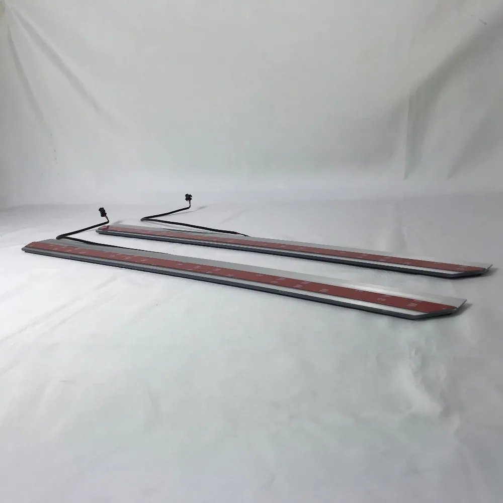 

Express delivery led door sill plate strip welcome light threshold guard protectors for ford fiesta st