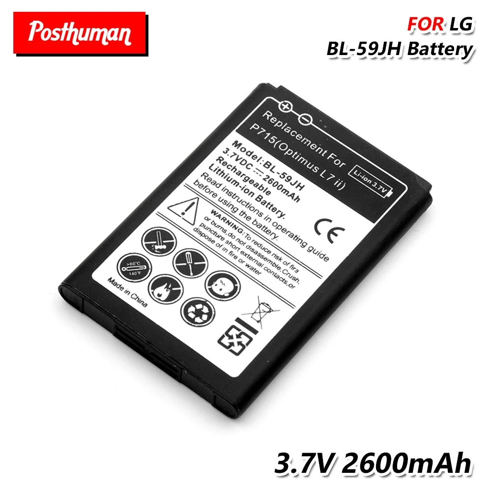 

BL-59JH перезаряжаемая литиевая батарея для телефона BL 59JH для LG Optimus L7 II Dual P715 F5 F3 VS870 Ludid2 P703 для P716 P713 P710