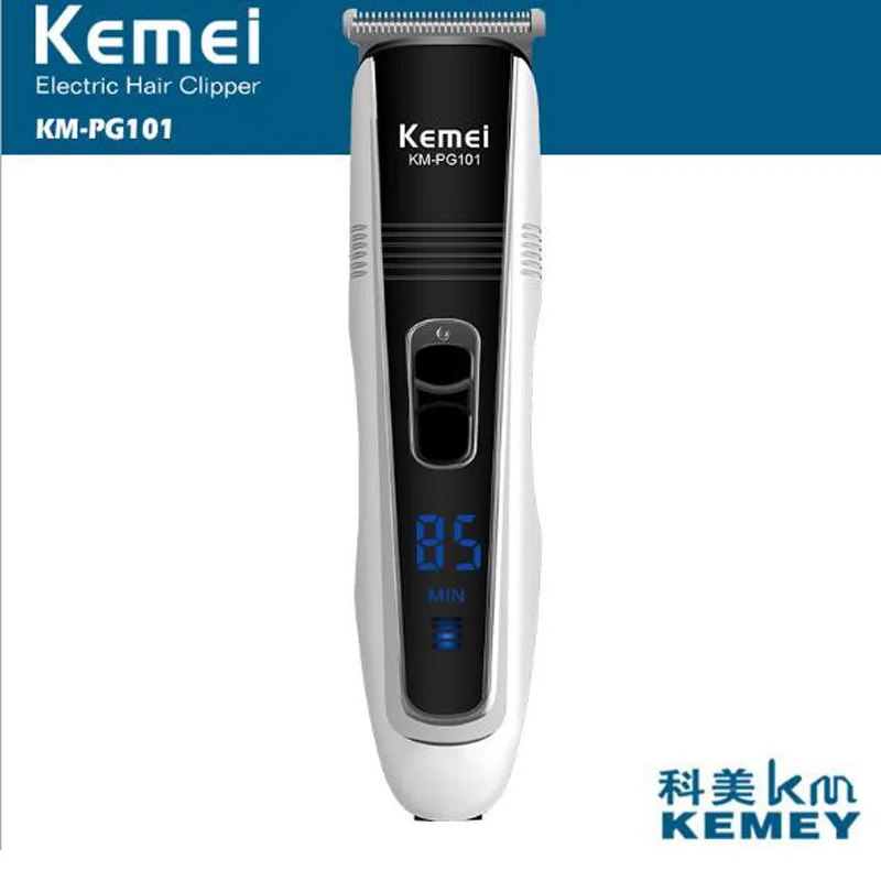 

kemei hair trimmer KM-pg101 rechargeable hair clipper haircut machine beard trimmer kemei hair clipper hair cutter LCD display