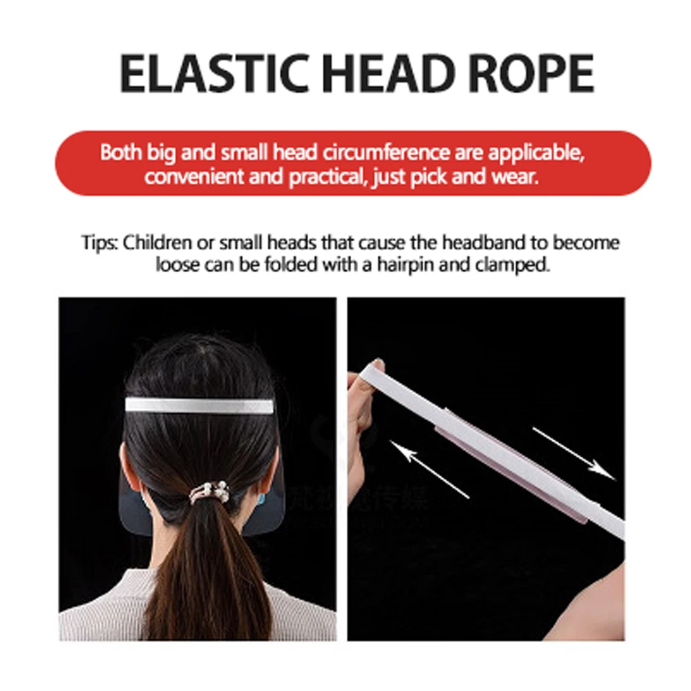 

2020 New Multifunctional Transparent Masks Baffle Block Anti Droplet Dust-proof Protect Full Face Covering Mask Visor Shield