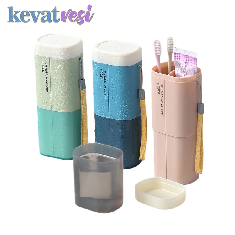 Travel Portable Toothbrush Storage Case Box Holder Cover Wash Cup Toilet Bathroom Accessorie | Дом и сад