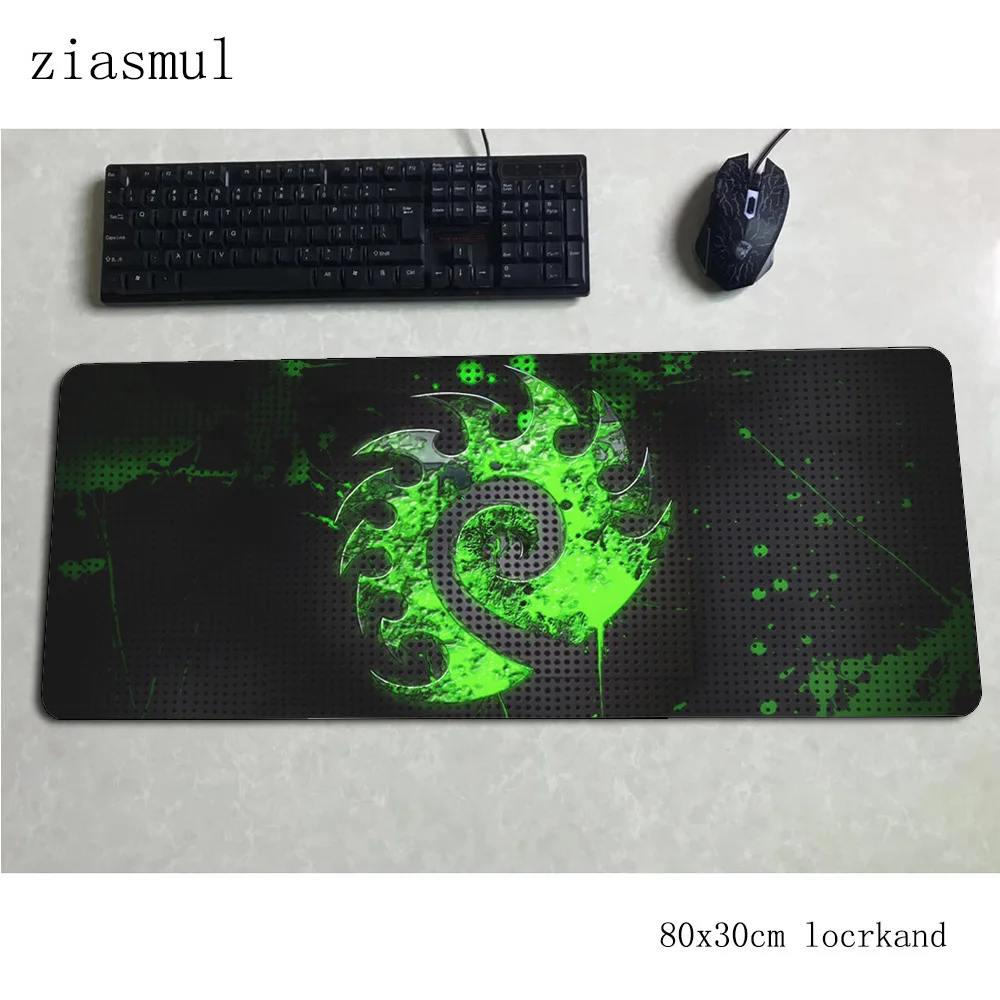 Игровой коврик для мыши star craft модный ноутбука 800x300x3 мм игровой с узором HD коврики