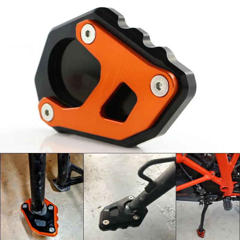 Выдвижная подставка для KTM 1050 1090 1190 1290 Adventure 2013 2019 черная + Оранжевая|Кронштейн