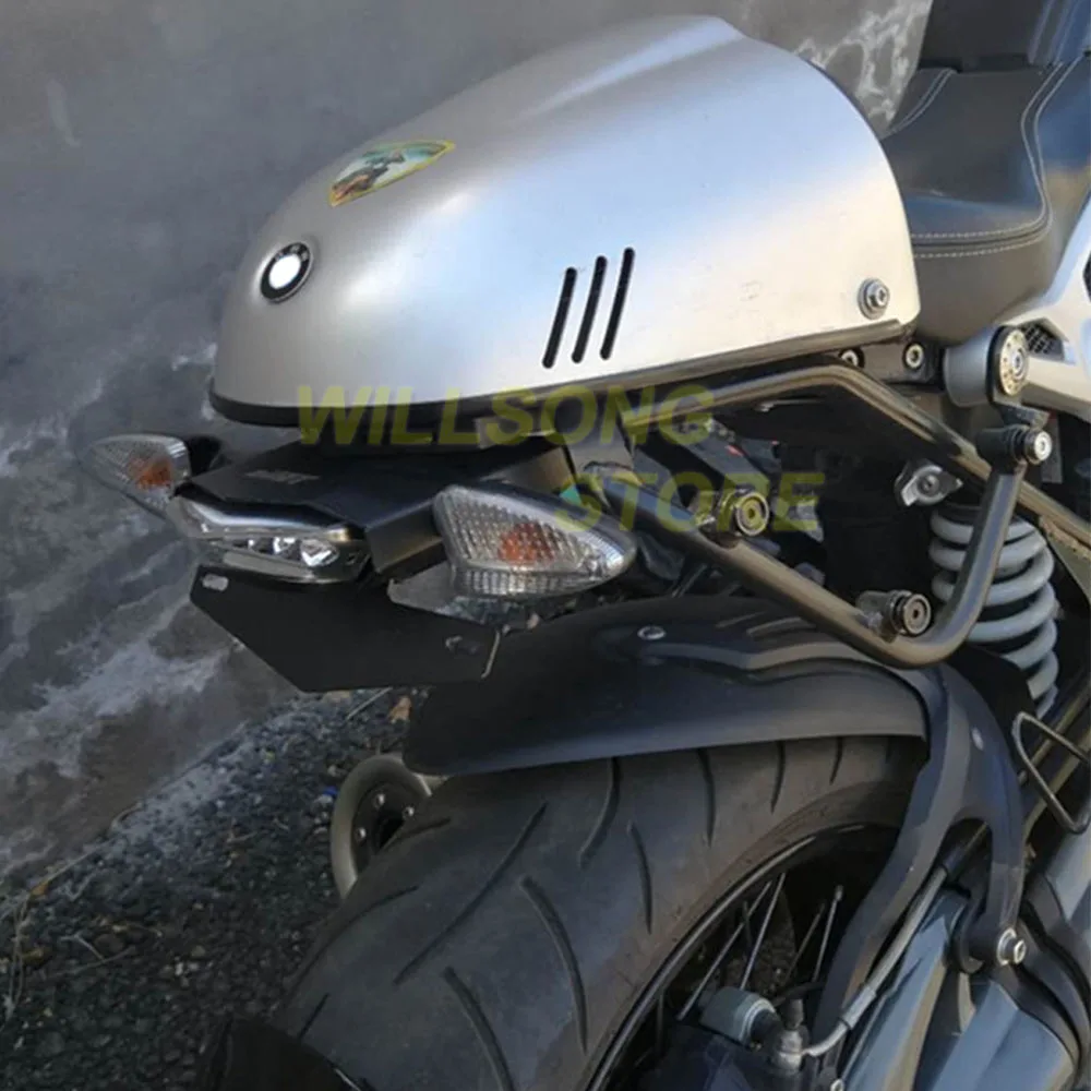 

Registration License Plate Frame Holder Tail Tidy Fender LED Eliminator For BMW R NINE T 2014-2019 F650GS 2008-2012 Motorcycle