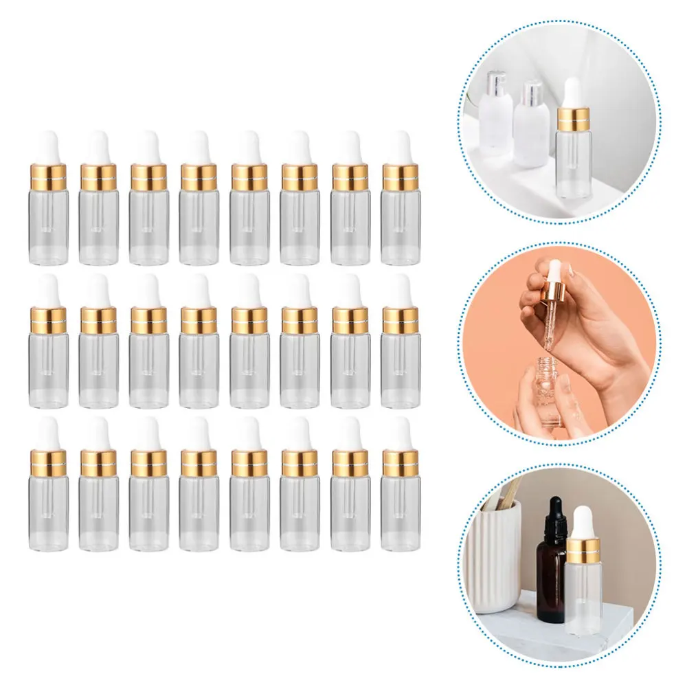 

50pcs 3ml Eye Dropper Perfume Travel Vial Container Dropper Bottle Container