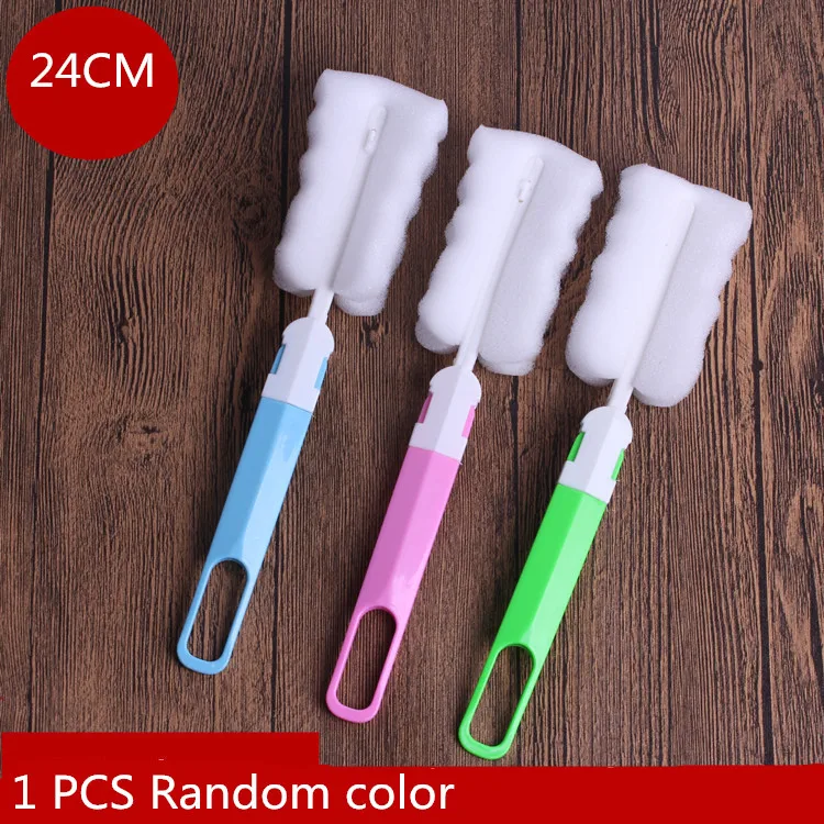 1 pcs random Детская соска, молочная щетка, бутылочка, чашка, 360 градусов, губка, очиститель+ соска, щетка, 2 шт, губка, чашка, щетка, набор - Цвет: 1 pcs random
