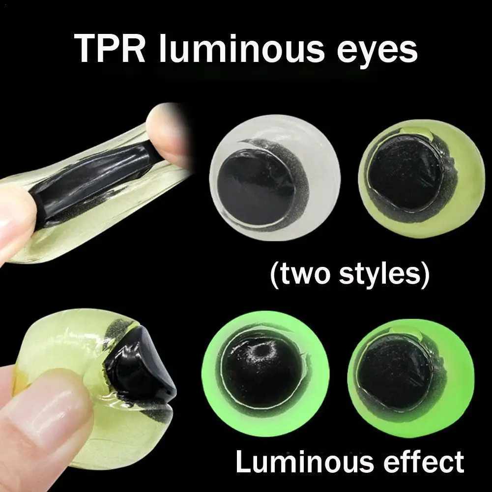 

Halloween Spoof Horror Luminous Eyeball TPR Soft Gel Eyes Ghost Festival Decoration Props Party Trick Toys For Children Gift Toy