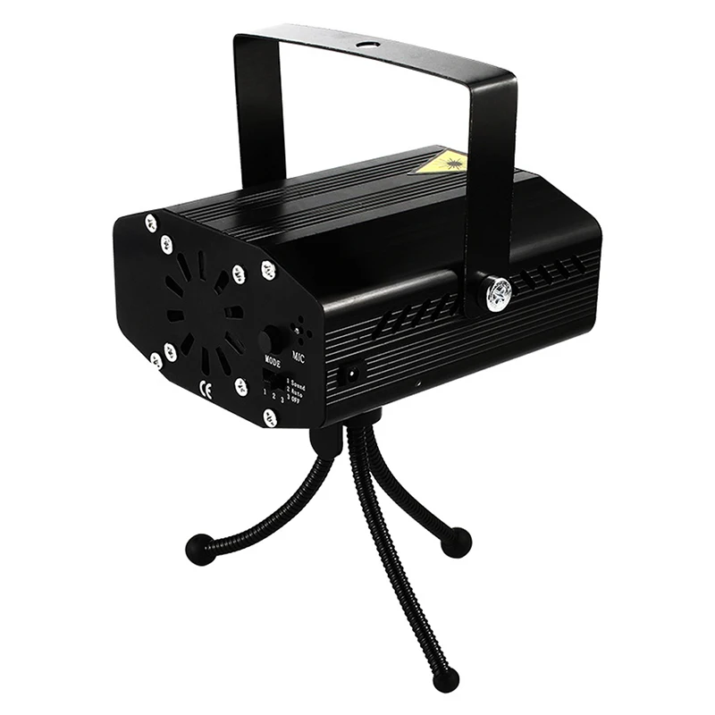 Семейные вечерние мини RG лазерный проектор клубный бар шоу сценический