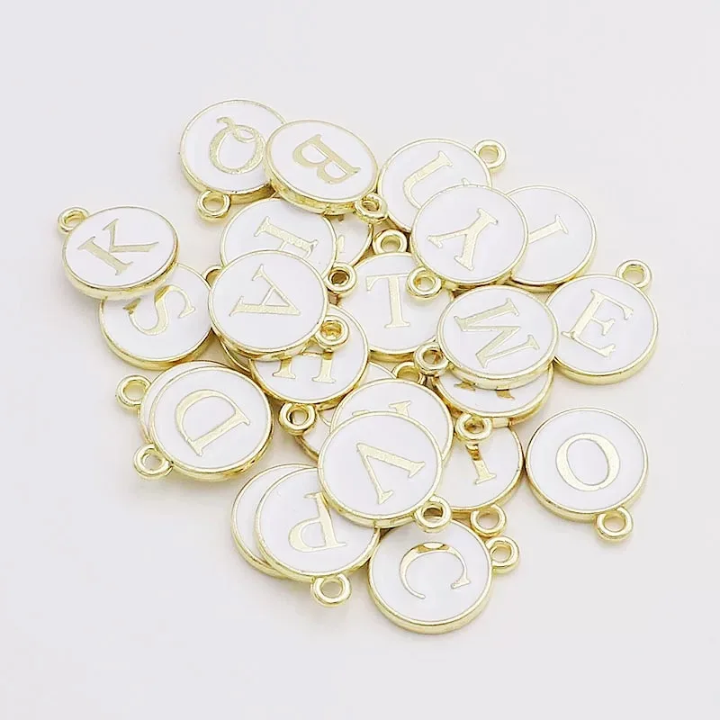 

Аксессуары для ювелирных изделий, двусторонняя пряжка с маслом и буквами английского алфавита, 26 дюймов, аксессуары для подвесок