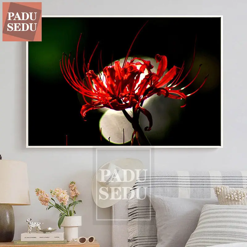 

Алмазная вышивка 5D "сделай сам", с изображением цветка хигана, алмазная живопись, цветы, круглые, квадратные наборы для вышивки крестом, Узор ...