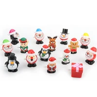 christmas clockwork jumping walking toys santa claus christmas fawn baby christmas up toys funny gift children wind snowman z1l0