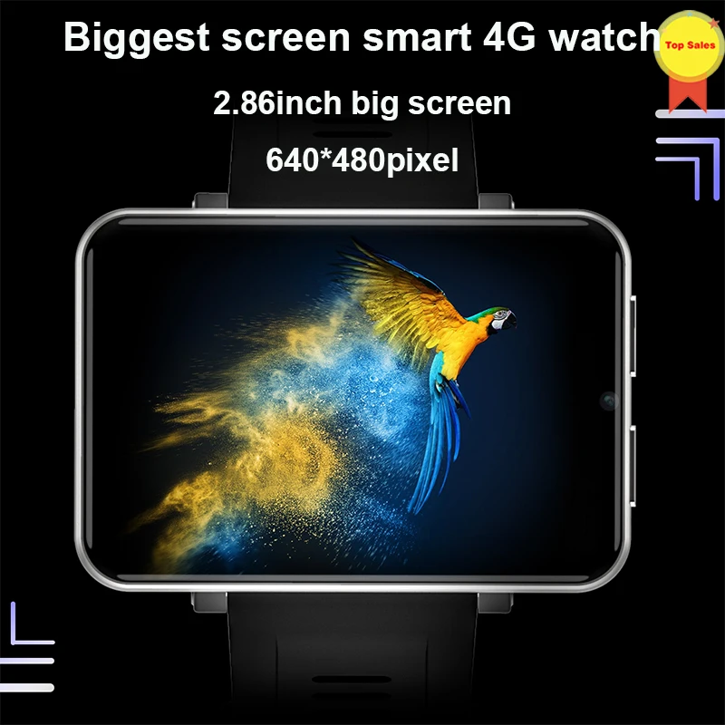 Мужские Смарт-часы 4G Android 7 1 3 ГБ + 32 2 86 ''ЖК-экран 480*640 SIM-карта GPS Wi-Fi аккумулятор