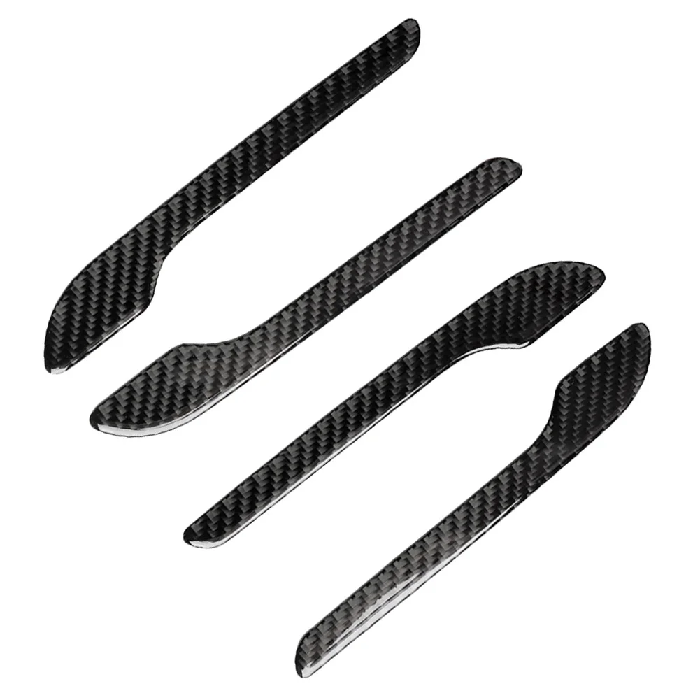 

4pcs Outside Door Handle Exterior Car Handle Auto Door Handle Trim Stickers for Tesla Model 3 Car Protector Shell
