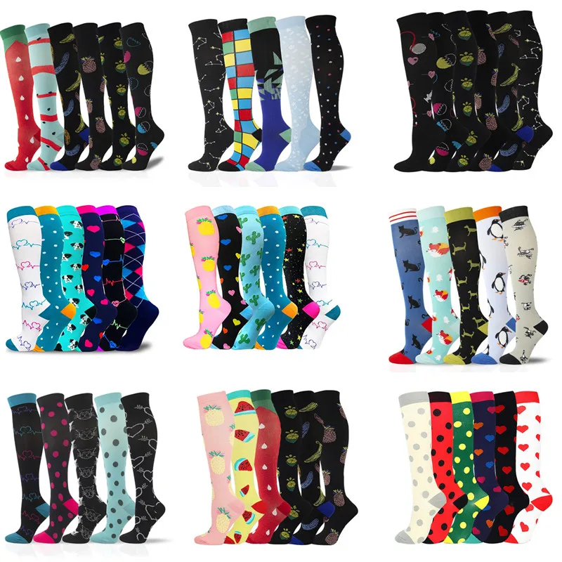 

Dropship New Compression Socks Football Team Socks Unisex Outdoor Sport Nursing Running Fitness Socks Varicose Veins Socks