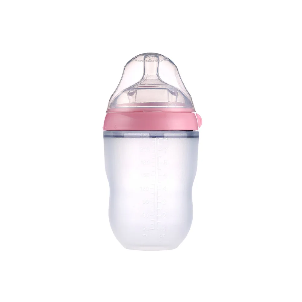 

Silicone Baby Bottle Baby Milk Silicone Feeding Bottle Kids Drink Water Bottle Children Nipple Mamadeira Bottle