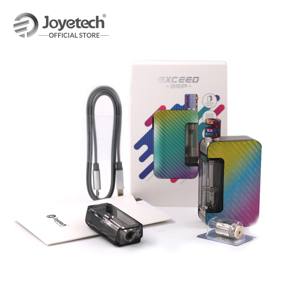 Новый цвет оригинал Joyetech Exceed Grip Pod система комплект встроенный аккумулятор 1000 мАч