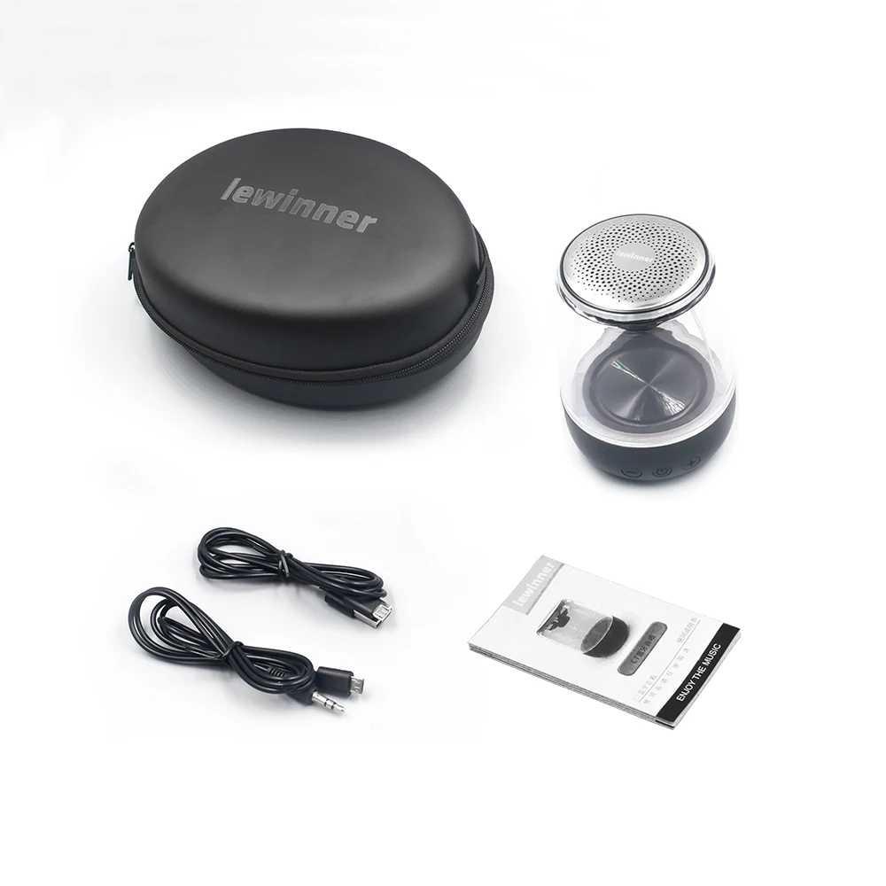 Lewinner C7 Портативный Беспроводной Bluetooth Динамик мини красочные светильник