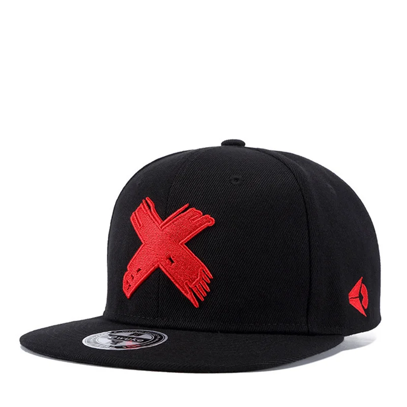 

X Letter Logo Vintage Dad Hat Baseball Cap Embroidered Cap Adjustable Cotton Hat Plain Cap Gift Snap Closure Adjustable