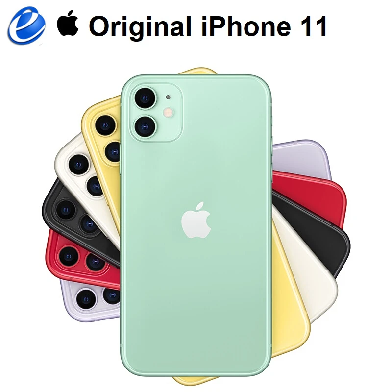 Оригинальный Смартфон Apple iPhone 11 6 1 дюйма жидкий дисплей Retina двойная камера A13