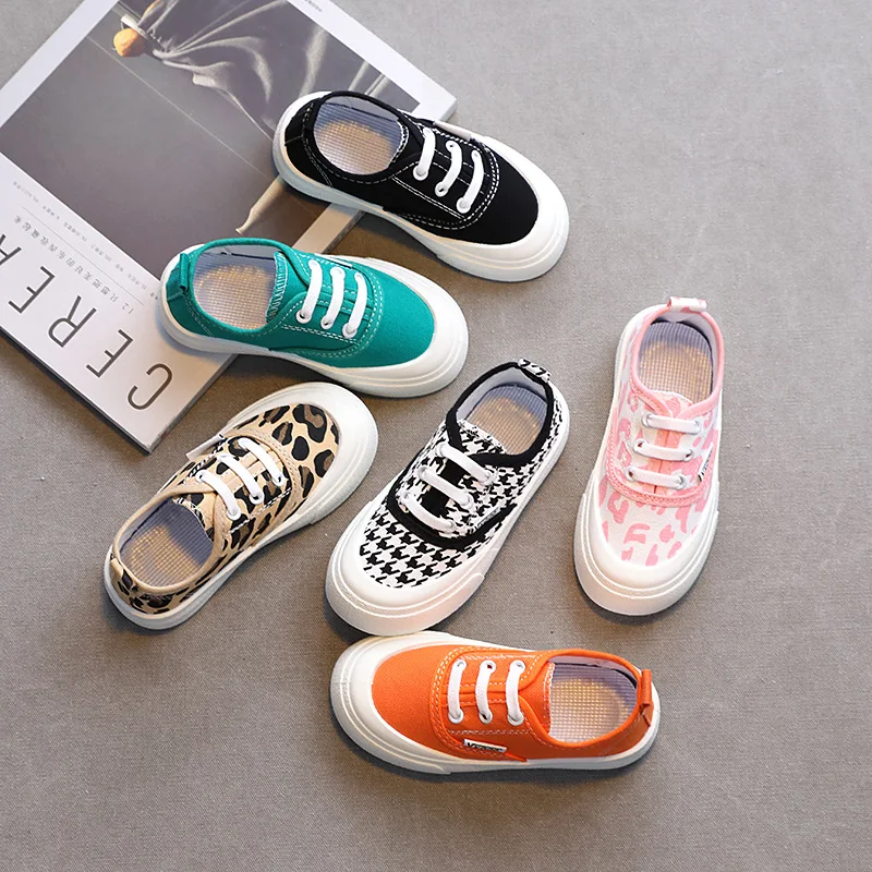 Zapatos de lona informales para ni&ntilde;os y ni&ntilde;as, zapatillas de tela de una sola pierna con suela suave, a la moda, novedad de oto&ntilde;o, 2022-0