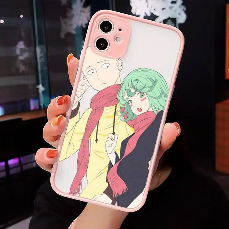 

One Punch Man Customer Phone Cases matte transparent For iphone 7 8 11 12 plus mini x xs xr pro max cover