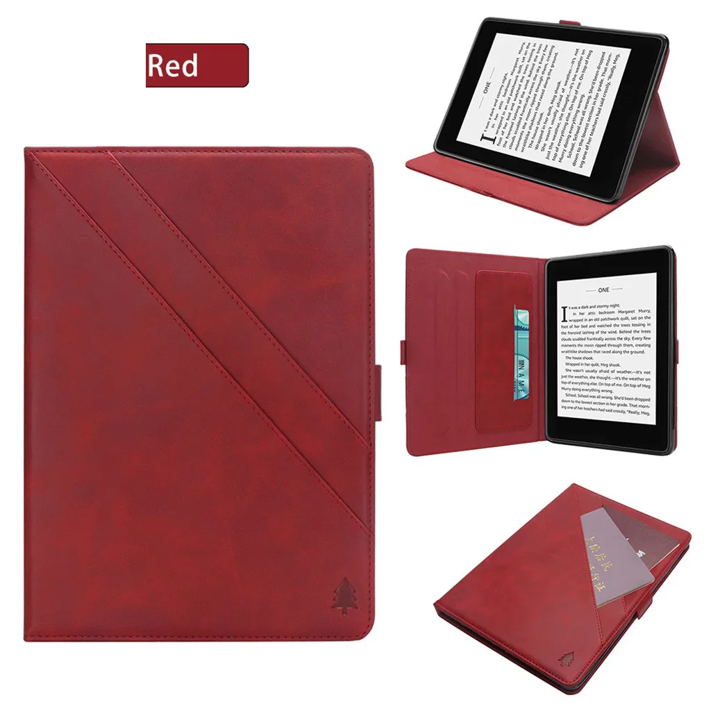 Тонкий кожаный чехол-книжка для нового Kindle Paperwhite 4 2018 | Компьютеры и офис