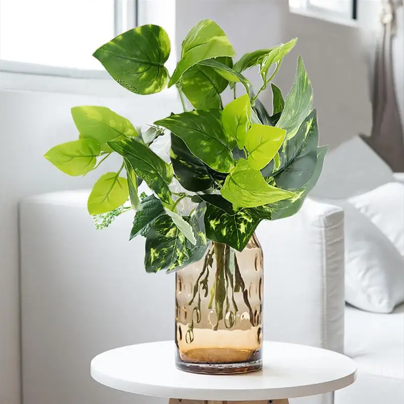 Искусственные растения для дома и улицы листья цветов украшения офиса сада