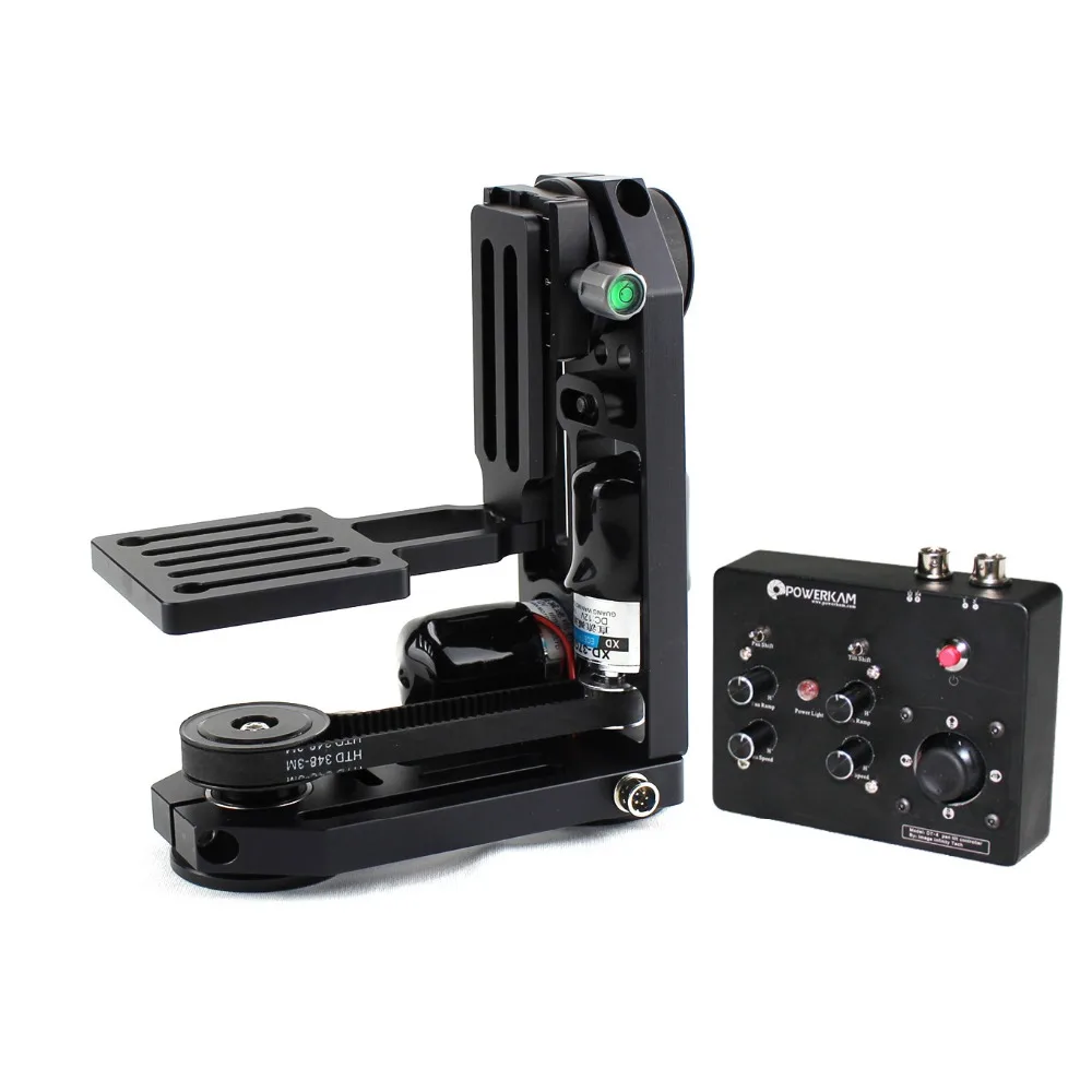 POWERKAM TJ-640 640 см/21 футов, подвесной светильник с небольшой моторизованной поворотной наклонной головкой для максимальной загрузки 5 кг для DSLR, GH4, BMCC