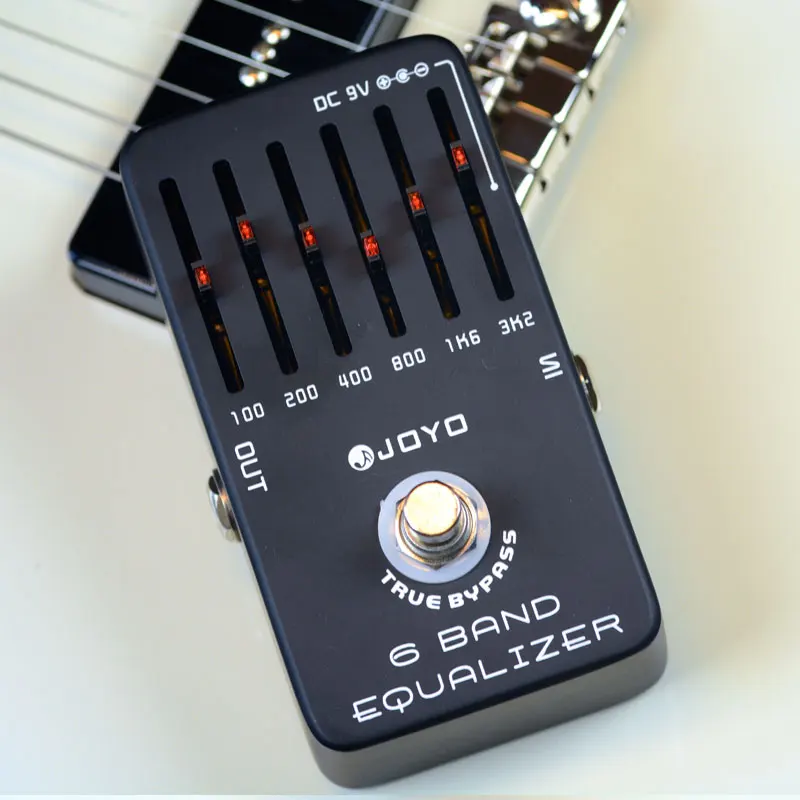 joyo jf 11 6 band equalizer pedal wirkung true bypass elektrische gitarre pedal wirkung metall pedal gitarre teile und zubehör free global shippi