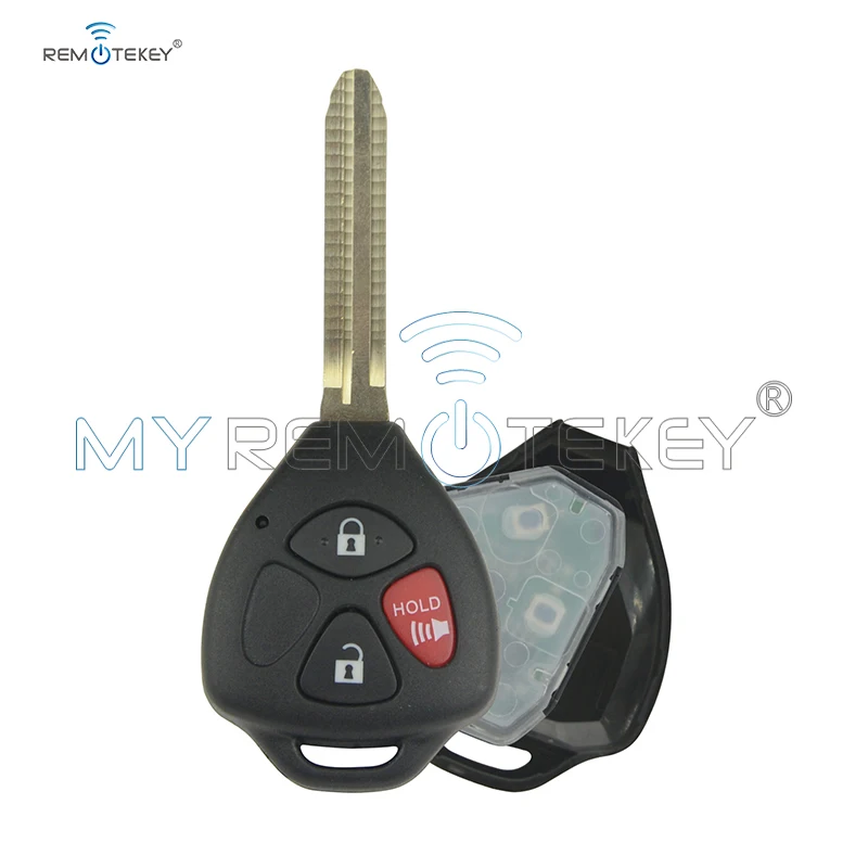 

Remtekey New 3 Button 314.4mhz TOY43 Hyq12bby Hyq12bdc G Chip Remote Replacement Key For Toyota Yaris Camry RAV4 Corolla Matrix