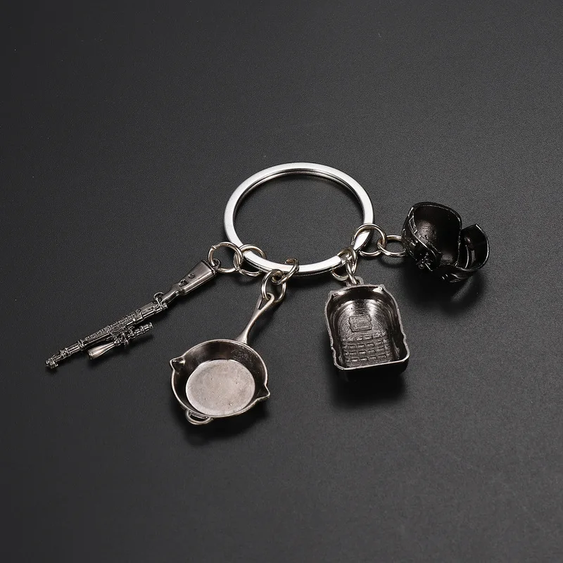 Брелок PUBG для косплея реквизит кастрюли рюкзака броня шлем сковорода 98k