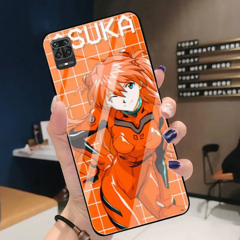 

Evangelion Japan Anime Phone Case For Redmi 4X 5 5plus 6 6A Note 4 5 6 6pro 7 Xiaomi 6 8se MIX2S Note 3 Tempered Glass