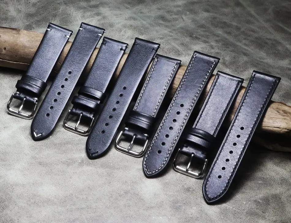 

Ремешок для часов из натуральной кожи, 18/19/20/21/22 мм