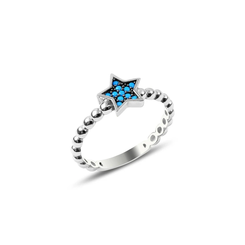 

Серебряное кольцо Silverlina с бирюзовым камнем