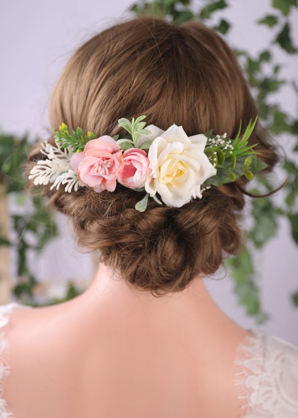 Гребень для волос с цветочным узором в стиле сказочной короны итальянские