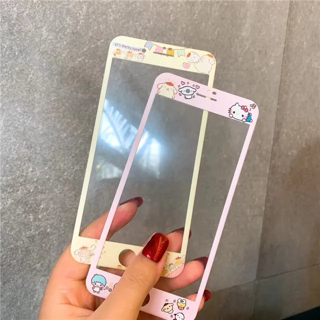 Закаленное 3d стекло с мягкими изогнутыми краями для iphone 6 7 8 6S Plus защита переднего