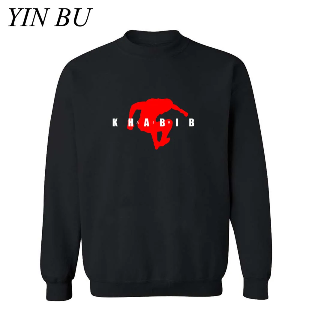 Parody Khabib Nurmagomedov MMA Russian The Eagle Air Fighter Hoodie Men Sweatshirts Streetwear Long Sleeve | Мужская одежда