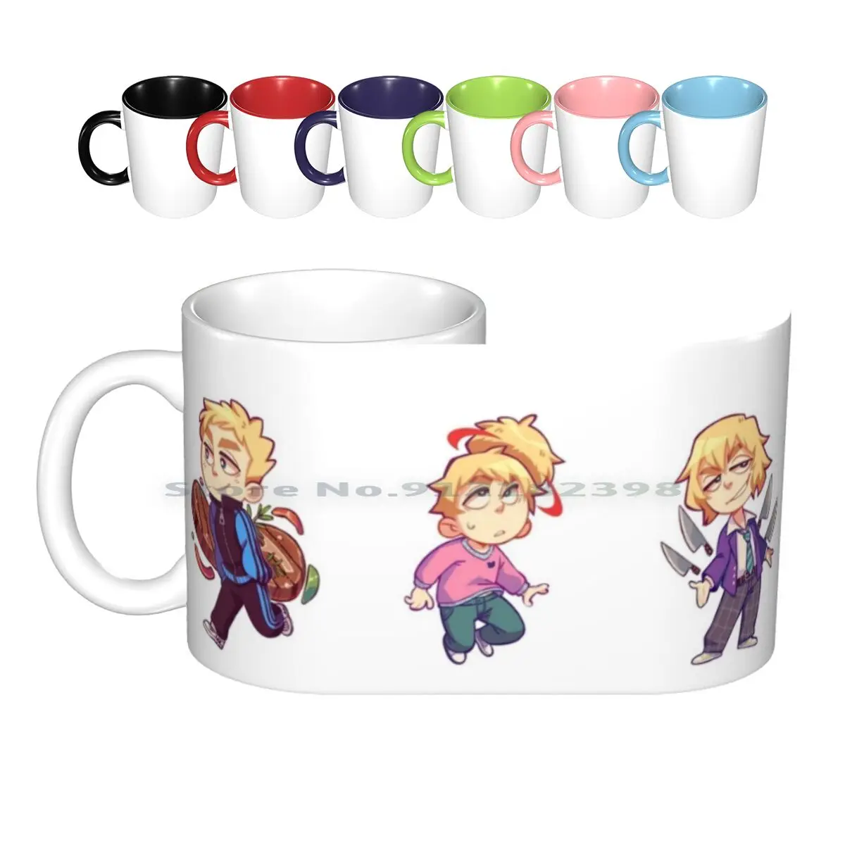 

Керамические кружки Teru V2, кофейные чашки, Кружка для молока и чая, кружка Mp100 Mob психо100 Teru Teruki, креативный тренд, винтажная Подарочная бутылка...