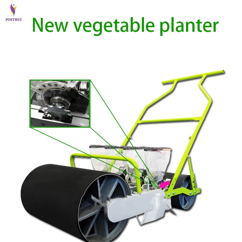 4 ряда мульти функциональный фермер выталкивает овощная сеялка точного