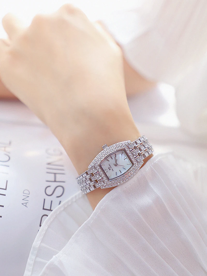 Relogio feminino женские часы золотые Роскошные брендовые алмазные квадратные Кварцевые женские наручные часы женское из нержавеющей стали часы