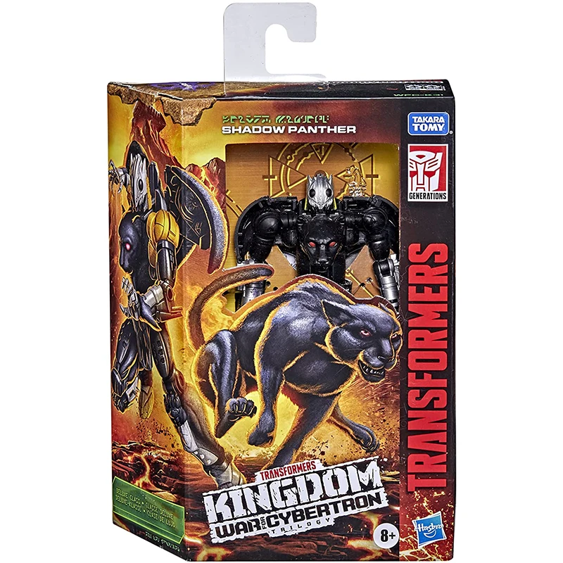 

Transformers Generations War for Cybertron: Kingdom WFC-K31 Shadow Panther Deluxe Class Collectible Action Figures Toy for Kids
