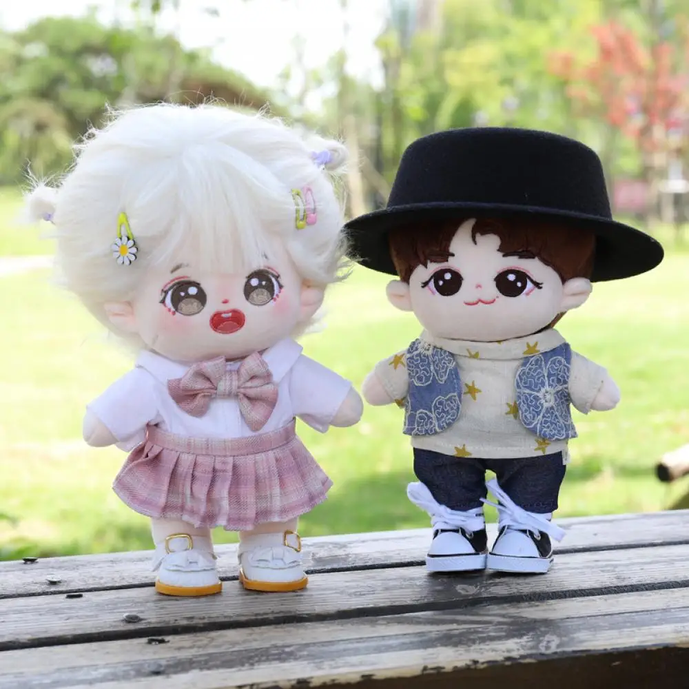 

20cm Star Peripheral Original Doll DIY Plush Toy Baby For Kpop Idol Doll Girlfriend's Favorite Birthday Gift