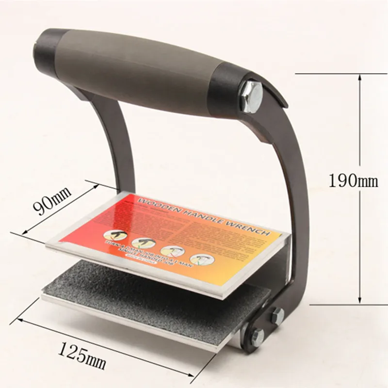 

0 to 22mm Heavy Duty Metal Furniture Gripper Carrier Sheet Goods Carry Handle Wooden Handle Wrench Plywood and Sheetrock Panel