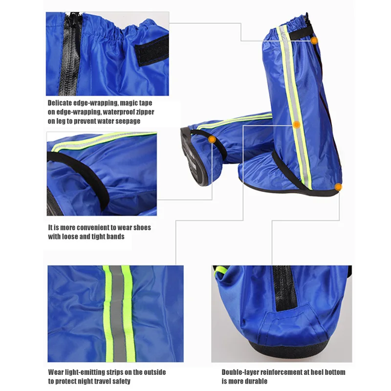 Водонепроницаемый мотоциклетный велосипед Бахилы многоразовые Велоспорт обуви