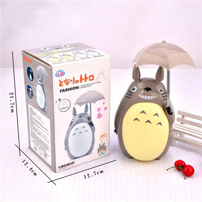 

Creative Night Lights LED Cartoon Totoro Shape Lamp USB Rechargeable Reading Table Desk Lamps for Kids Gift Home Decor Novelty