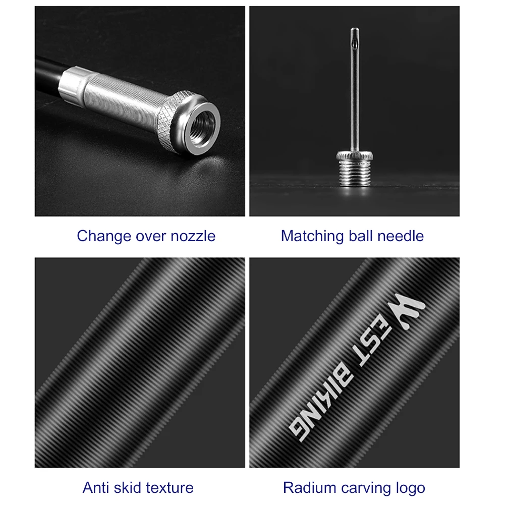 

2021 Bicycle Air Pump MTB Road Bike Cycling Basketball Motorcycle Bike Mountain Mini Tire Inflator Bicycle Pump